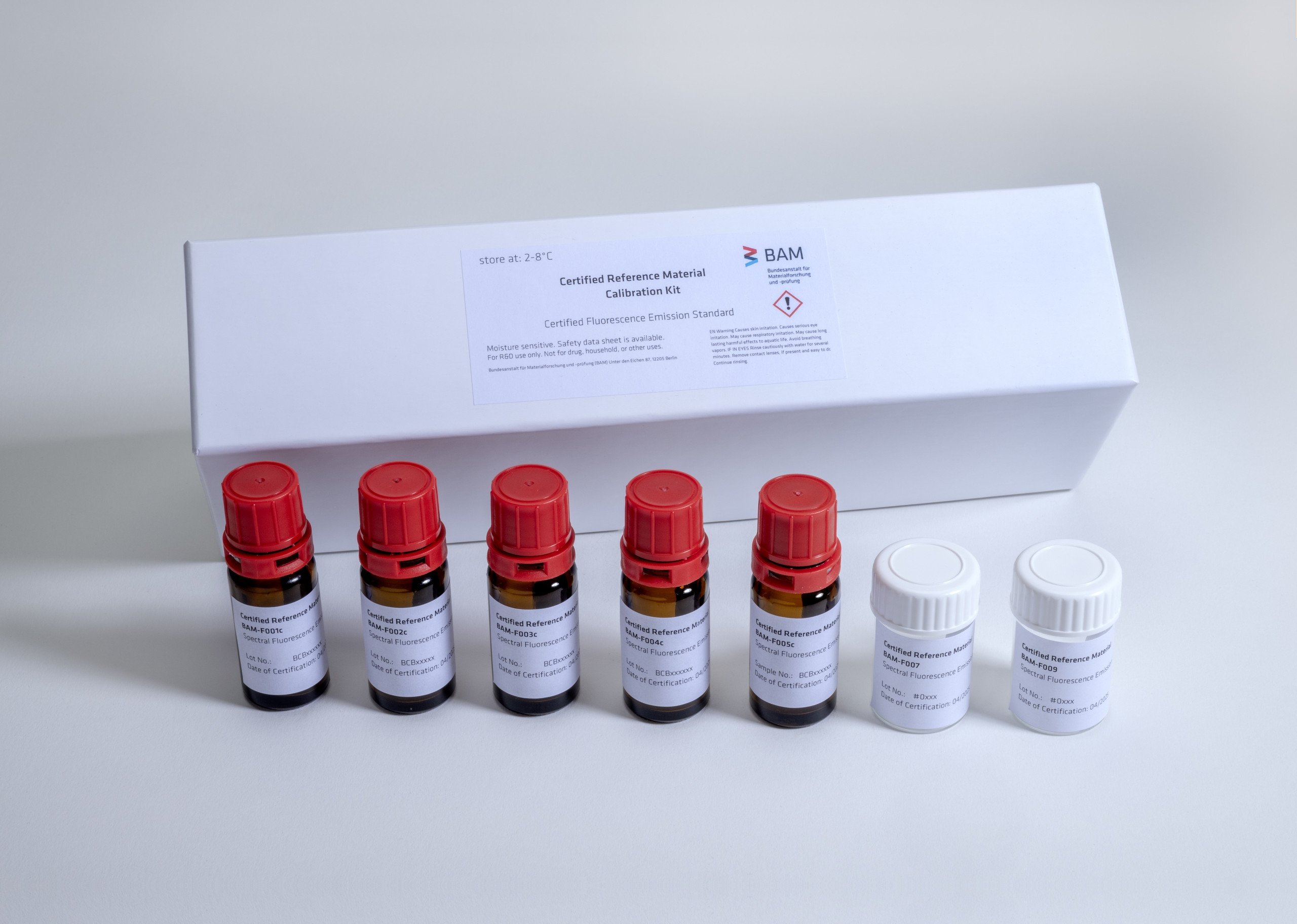Customized Calibration Kit - spektrale Fluoreszenzstandards